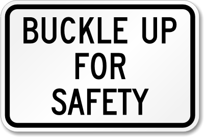 Buckle-Up-Safety-Sign-K-2655